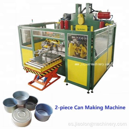 Máquina automática de latas redondas de 2 piezas